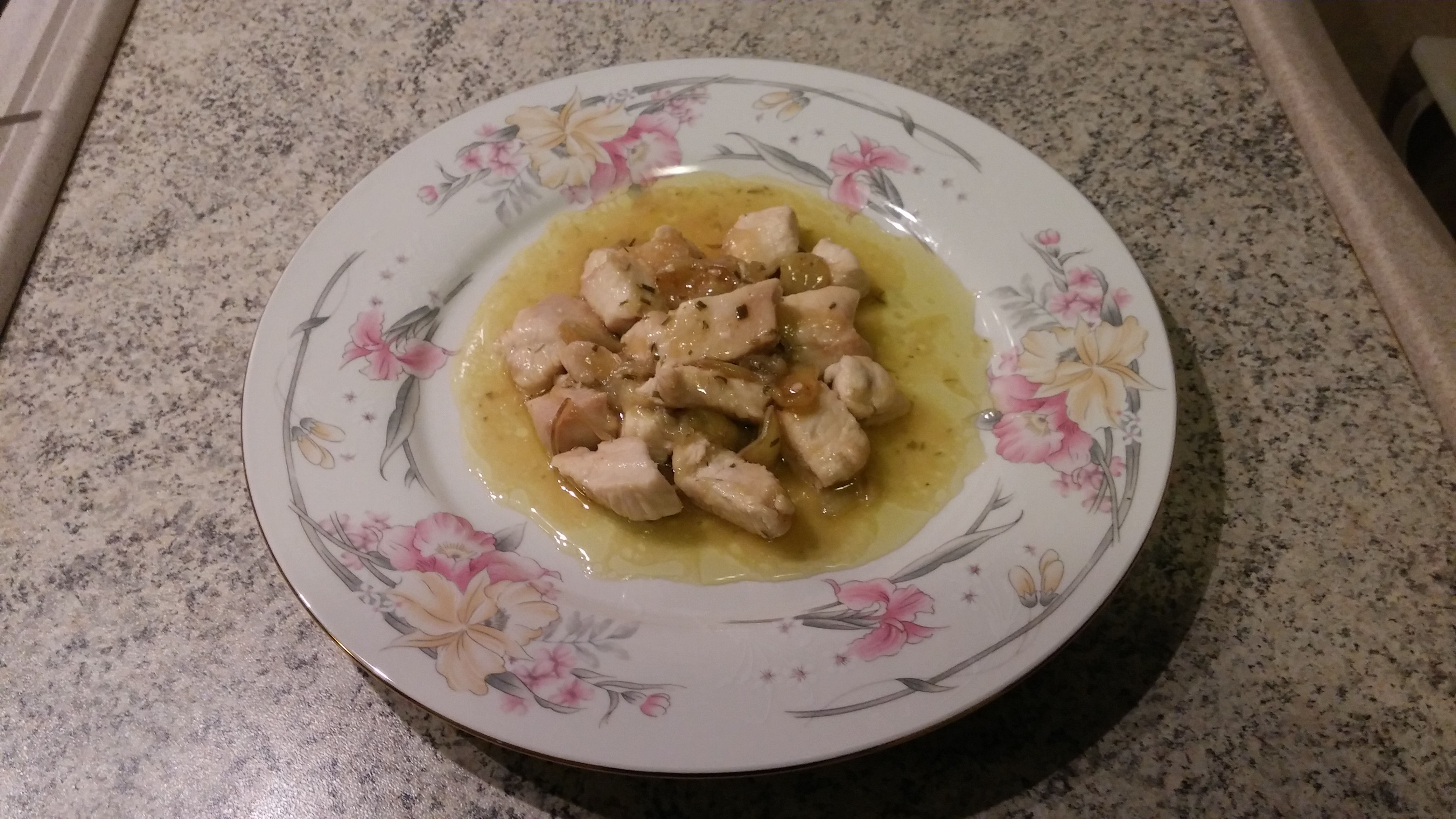 Le ricette di #Anna: #Bocconcini di #pollo all’#uva #bianca